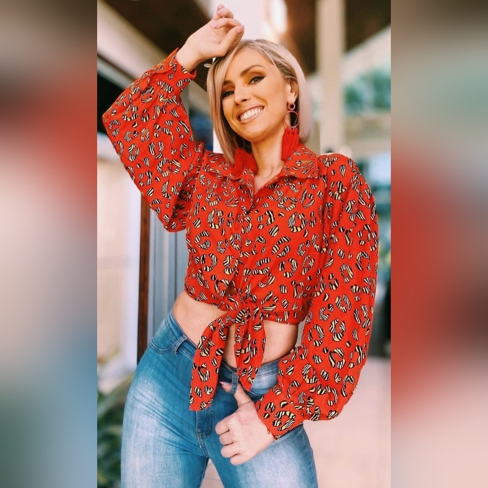 Crop Top Printed